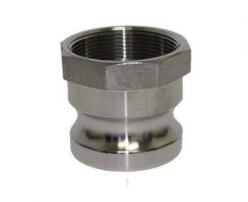 A-100-SS304 | Part A - Adapter - 1" Male Adapter x 1" Female NPT, 304SS