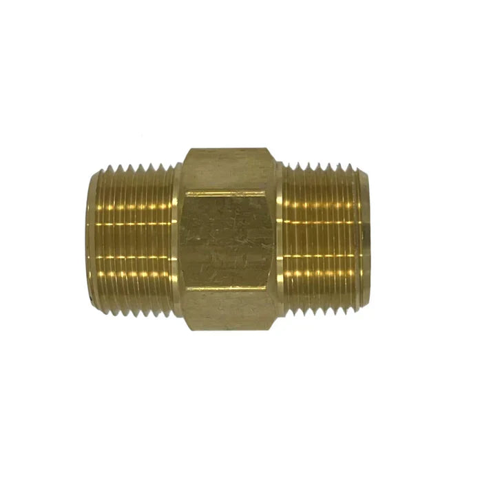 B-5404-06-06 | 06 MP - 06 MP Hex Straight (Brass)
