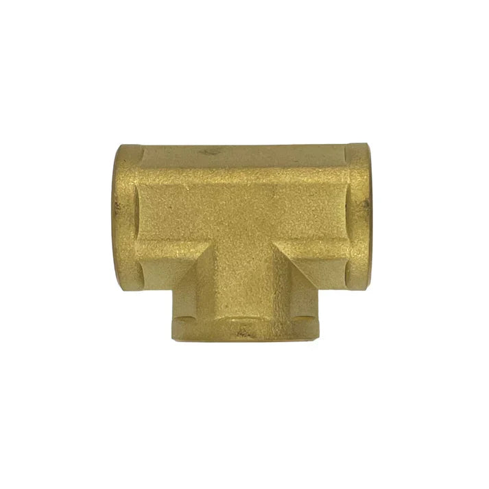 B-5605-06-06-06-FG | 06 FP - 06 FP - 06 FP Tee Forged (Brass)