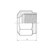B-ABN0318-10 | 10 D.O.T. Air Brake for Nylon Nut (Brass)