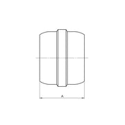B-ABN0319-04 | 04 D.O.T. Air Brake for Nylon Sleeve (Brass)
