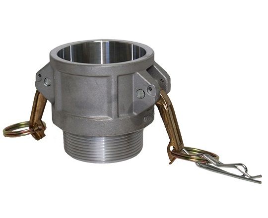 B-075-ALUMINUM | Part B - Coupler - 3/4" Female Coupler x 3/4" Male NPT, Aluminum