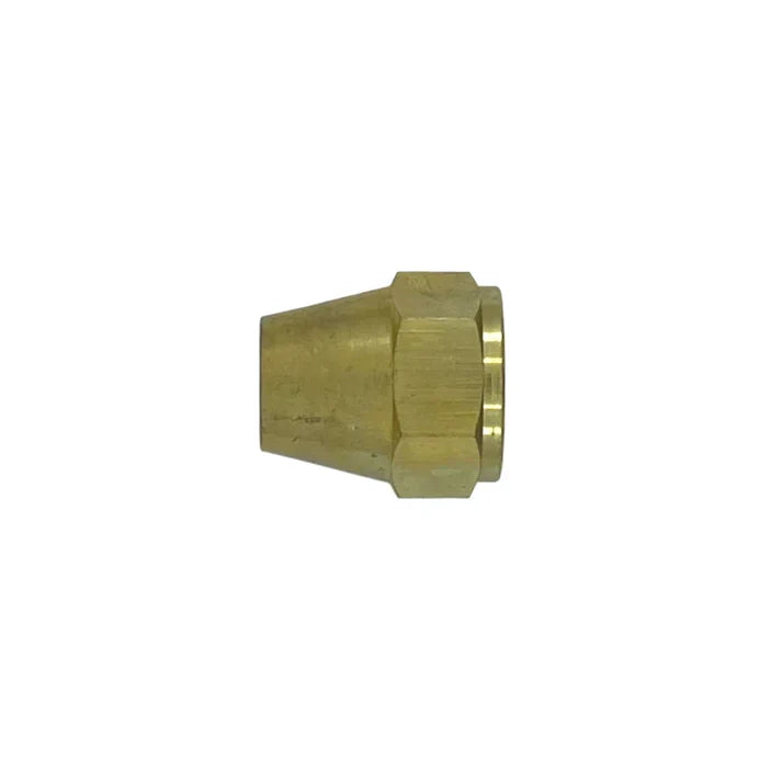 B-F0302-08 | 08 Flare Short Nut (Brass)