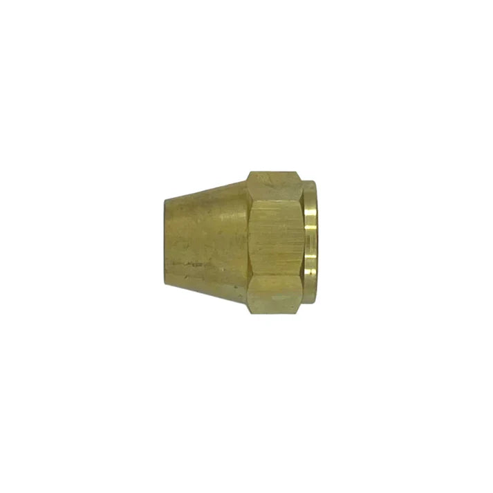B-F0302-04 | 04 Flare Short Nut (Brass)