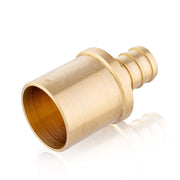 30 Pcs PEX-B Crimp 1" PEX x 1" Male Copper Sweat Adapter (Lead Free)