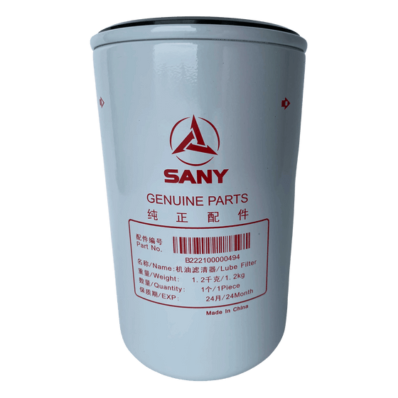 Sany Oil Filter (Replaces 60333601) B222100000494