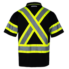 Hi-Vis X-Back Reflective Two-Tone Safety Polo Shirt