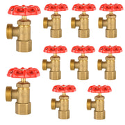 10 Pcs 1/2" FIP x 3/4" MHT Boiler Drain Valve, Multi-Turn