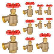10 Pcs 1/2" FIP x 3/4" MHT Bent Nose Garden Valve