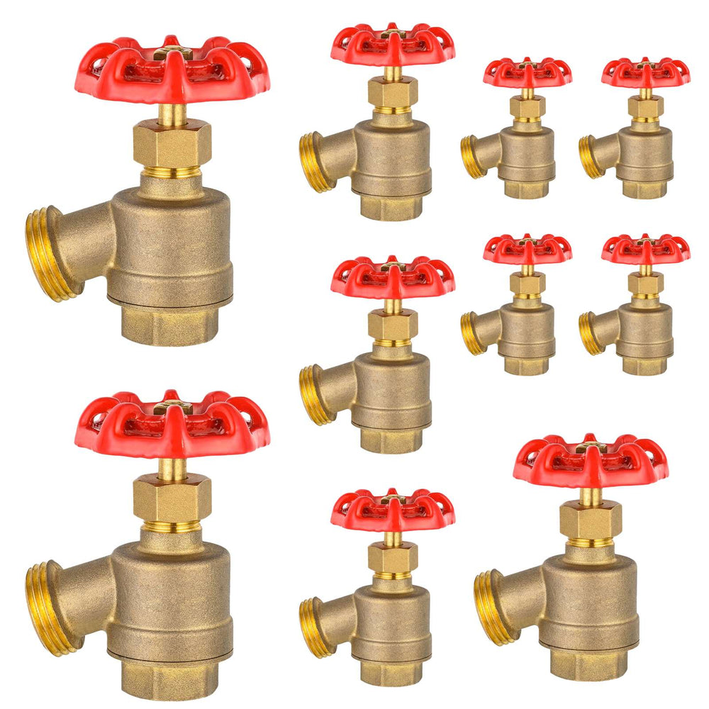 10 Pcs 3/4" FIP x 3/4" MHT Bent Nose Garden Valve