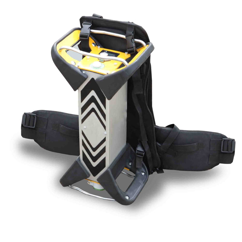 Battery Powered High Cycle Concrete Vibrator with 10ft Flex Shaft Cable Whip Backpack