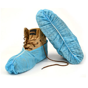 Blue Shoe Covers-Skid Resistant [10 Pairs]