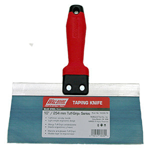 Blue Steel Taping Knife with Tuff Grip Handle - 8"