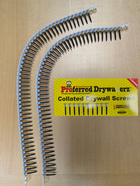 #6 x 1 5/8 Proferred Phillips Bugle Head Collated Coarse Thread Drywall Screws Black - Carton – Phosphate (10000)