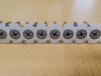 #6 x 1 5/8 Proferred Phillips Bugle Head Collated Fine Thread Drywall Screws Black - Carton – Phosphate (10000)