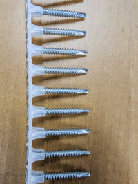 #6-20 x 1 1/4 Proferred Phillips Bugle Head Collated Self-Drilling Screws #2 Point - Carton – Zinc Plated (10000)