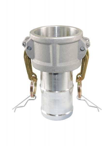 C-125-ALUMINUM | Part C - Coupler - 1-1/4" Female Coupler x 1-1/4" Hose Shank, Aluminum