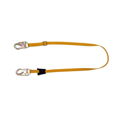 C111506 Positioning Adjustable Lanyard (1" Web, 2 Snaphooks) - 6 Ft by Werner
