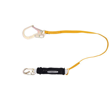 C311220 12 Ft Free Fall / 400# (6 Ft Free Fall) Lanyard (Snaphook, Rebar Hook) - 6 Ft by Werner