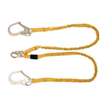 C451200 SoftCoil Twinleg Lanyard (Snaphook and Rebar Hooks) - 6 Ft by Werner