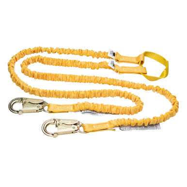 C453100 SoftCoil Twinleg Lanyard (Loop, 2-Snaphooks) - 6 Ft by Werner