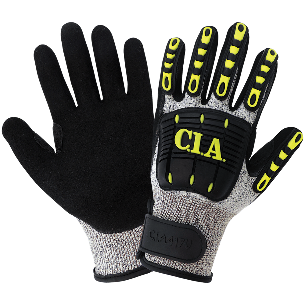 Global Glove Vise Gripster C.I.A Impact A2 Cut Level Gloves