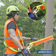 Cross Arm Anchor Strap with Double-D Ring System