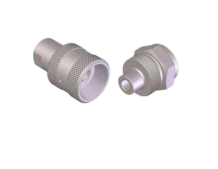 CRS-SS-08-06N-NPT | 1/2" Nipple x 3/8" NPT Female NPT, Stainless, 15,000PSI