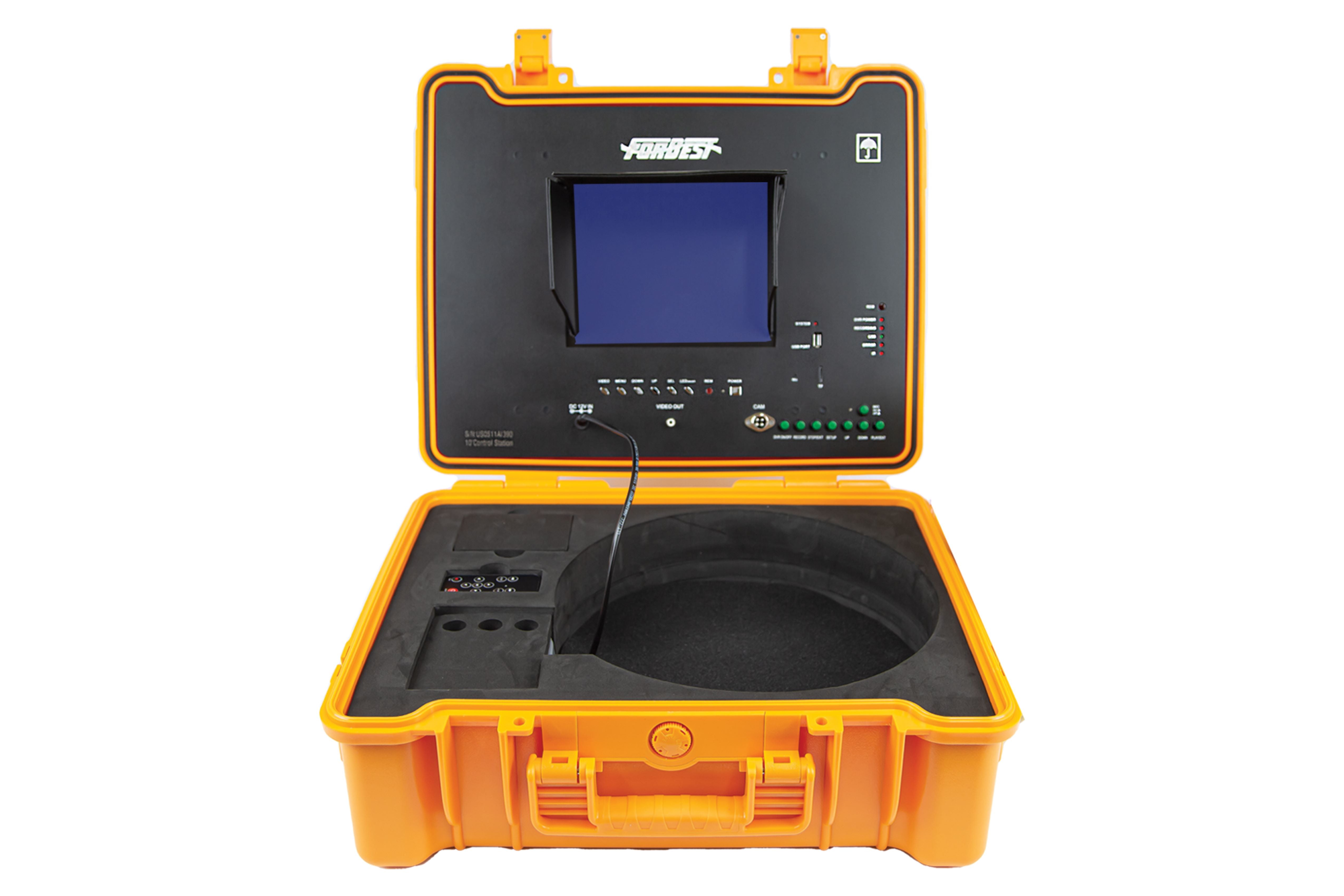 Long Range 3488T Sewer Camera With 400Ft Cable And Meter Counter