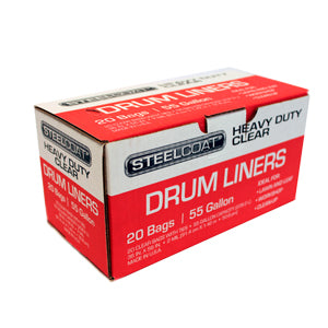 Can Liners 2 Mil 55 Gallon Black [20]