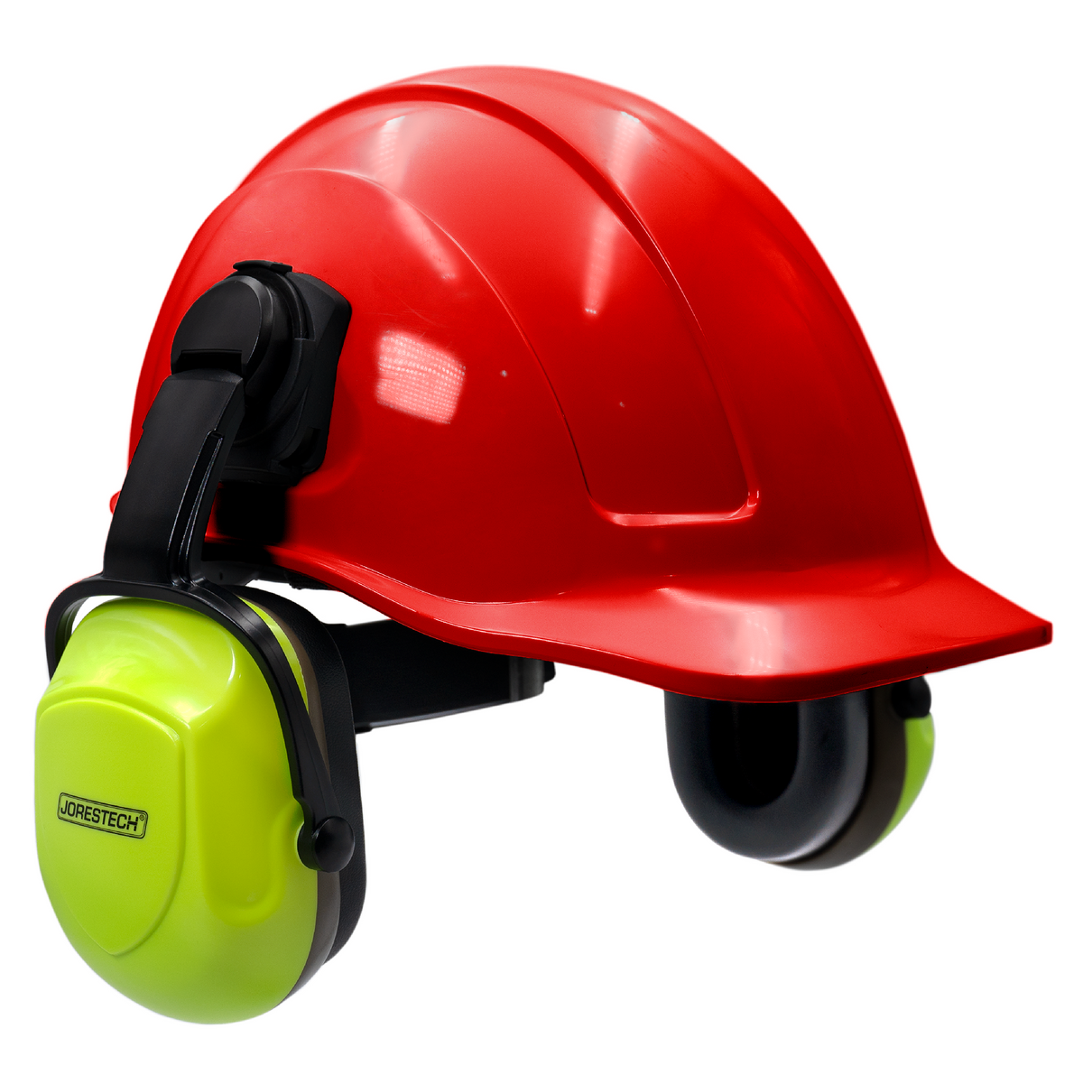 Cap-Style Hard Hat Kit with High Vis Mountable Earmuffs