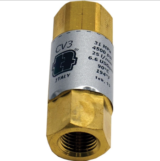 High Pressure 3/8" Brass Check Valve CV3-40038