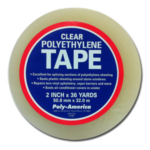 Clear Poly Duct Tape 2" X 36 yd.