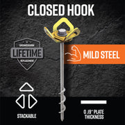GroundGrabba Closed Hooks