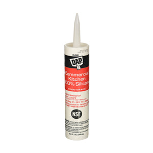Commercial Kitchen 100% Silicone Sealant-Clear