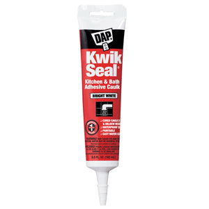DAP Kwik Seal Tub & Tile Adhesive Caulk - 5.5 OZ