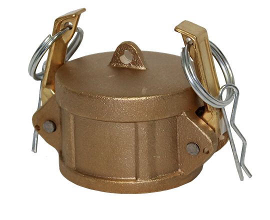 DC-150-BRASS | Dust Cap - 1-1/2" Female End Coupler, Brass
