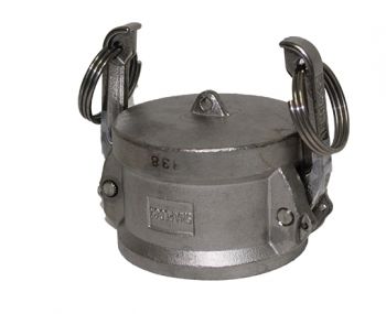 DC-100-SS304 | Dust Cap - 1" Female End Coupler, 304SS