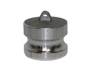 DP-600-ALUMINUM | Dust Plug - 6" Male End Adapter, Aluminum