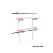 Folding Shelf Mounting Rails, Mercedes-Benz Sprinter, All Wheelbase, Driver Front - DRMSAF product image