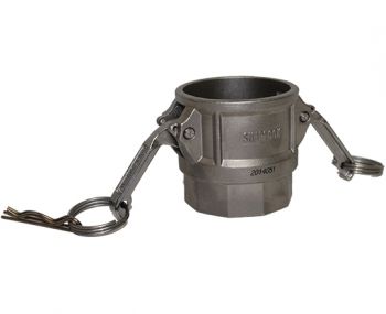 D-250-SS316 | Part D - Coupler - 2-1/2" Female Coupler x 2-1/2" Female NPT, 316SS