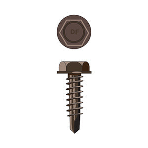 Durafast #10 X 3/4" Hex Washer Head, Self Drill Drywall Screw [5LB]