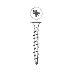 Durafast #6 X 2-1/2" Bugle Head, Zinc Self Drill Drywall Screw [3M]