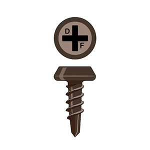 Durafast #7 X 7/16" Pan Head, Self Drill Drywall Screw [BULK]