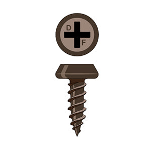 Durafast #7 X 7/16" Pan Head, Sharp Point Drywall Screw [BULK]