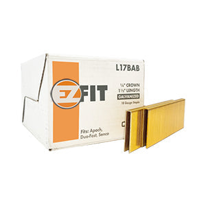 EZ Fit 1/4" x 1-1/2" Narrow Crown Staples [5000]