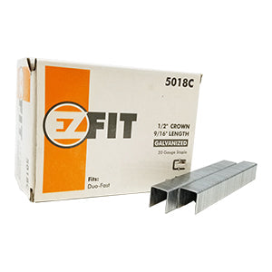 EZ Fit Crown Staples - 9/16" Wide [5000]