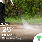 Electric Pressure Washer, 1800 PSI 1.7 GPM Power Washer, Ultra Compact, Lightweight, with 2 Spray Nozzles, 20 Ft Hose, 35 Ft Power Cord, Foam Cannon, for Cleaning Cars, Driveway, Fencing