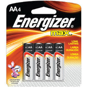 Energizer MAX Alkaline AA Battery - 4 Pack