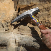 Estwing E30 22oz Solid Steel Rock Geological Hammer Pick w/ Pointed Tip and Leather Grip